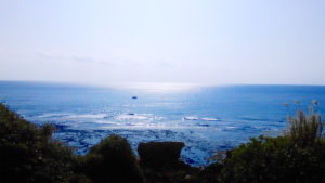 具志川城址から見える海