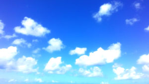 浦添西海岸から見た夏の空